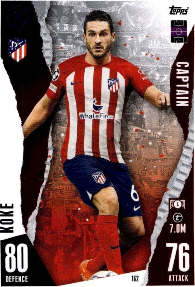 Koke 2023 Topps Match Attax UEFA Club Competitions