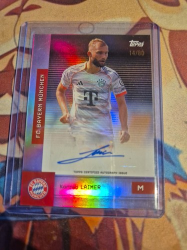 Konrad Laimer 2025 Topps Bayern München Team Set Refractor /80