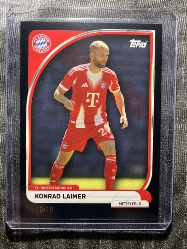 Konrad Laimer 2026 Topps Bayern Munich Collector Tin Black /10