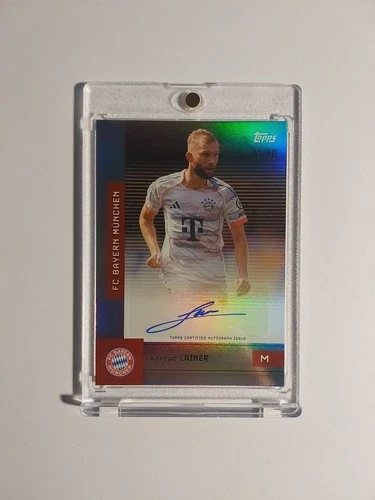 Konrad Laimer 2025 Topps Bayern Munich Team Set Refractor 2/80