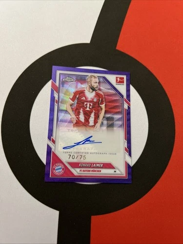 Konrad Laimer 2025 Topps Bundesliga Chrome /75