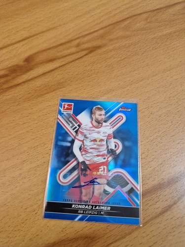 Konrad Laimer 2021 Topps Bundesliga Finest Blue