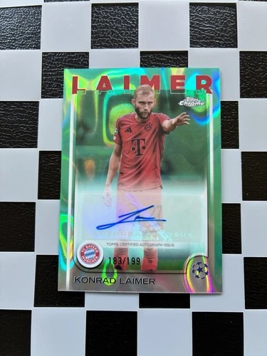 Konrad Laimer 2024 Topps Chrome Aqua /199