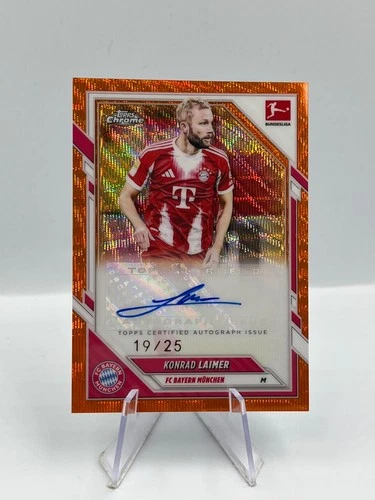 Konrad Laimer 2025 Topps Chrome Bundesliga 19/25