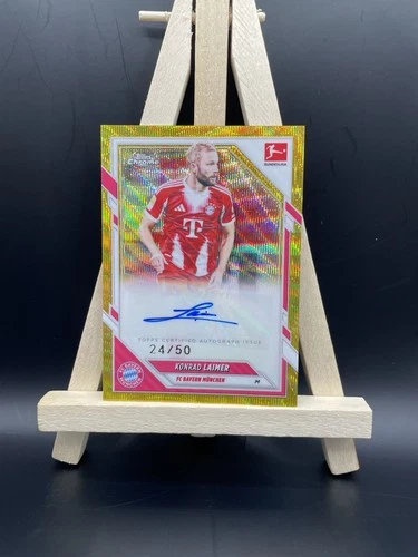Konrad Laimer 2025 Topps Chrome Bundesliga /50