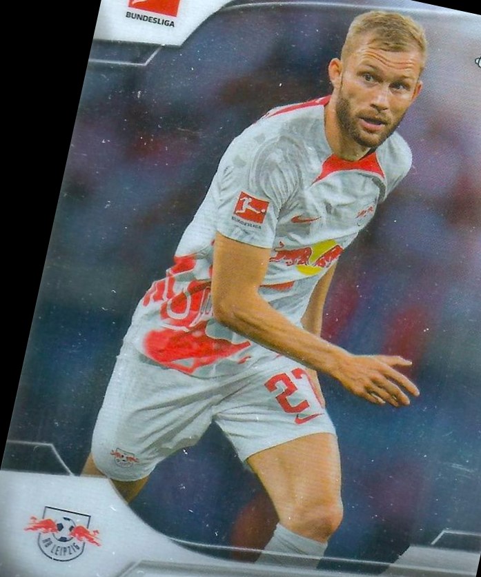 Konrad Laimer 2022 Topps Chrome Bundesliga 54
