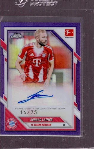 Konrad Laimer 2025 Topps Chrome Purple /75
