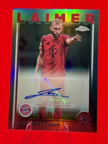 Konrad Laimer 2024 Topps Chrome Refractor /199
