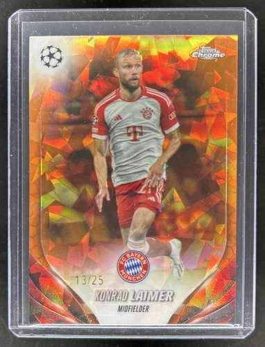 Konrad Laimer 2023 Topps Chrome Sapphire Orange /25