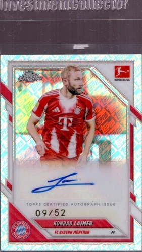 Konrad Laimer 2025 Topps Chrome Topps Refractor /52