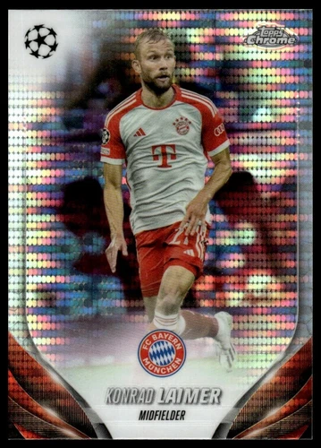 Konrad Laimer 2023 Topps Chrome UEFA Club Competitions Pulsar
