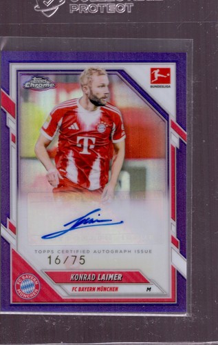 Konrad Laimer 2025 Topps Cromo Bundesliga Purple /75