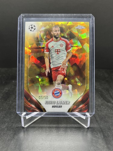 Konrad Laimer 2023 Topps Cromo Zafiro Oro /50