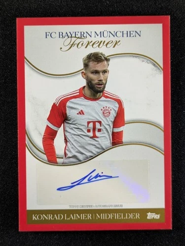 Konrad Laimer 2023 Topps FC Bayern München Forever Red /5