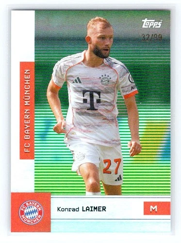 Konrad Laimer 2025 Topps FC Bayern Munich /99