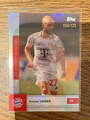 Konrad Laimer 2025 Topps FC Bayern Munich Team Set /125