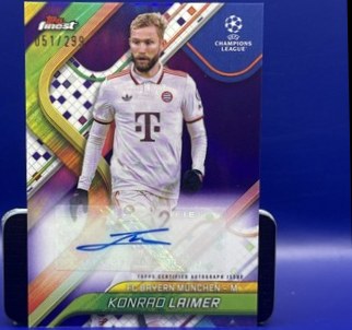 Konrad Laimer 2024 Topps Finest