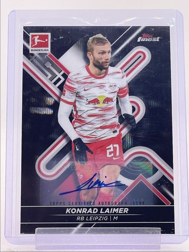 Konrad Laimer 2021 Topps Finest Black Wave /150