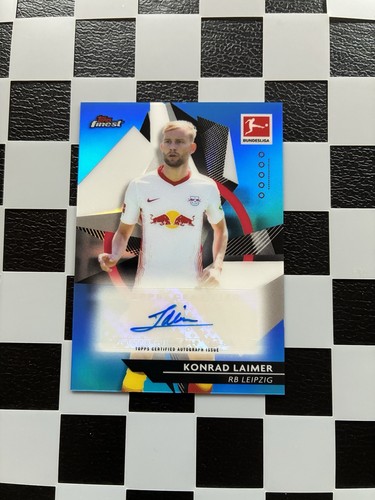 Konrad Laimer 2020 Topps Finest Blue /65