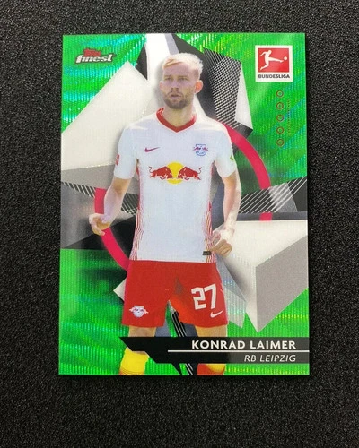 Konrad Laimer 2021 Topps Finest Green Wave /99
