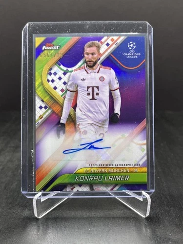 Konrad Laimer 2024 Topps Finest Purple /299