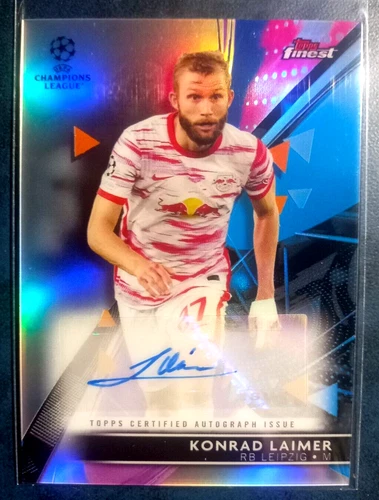 Konrad Laimer 2021 Topps Finest Refractor