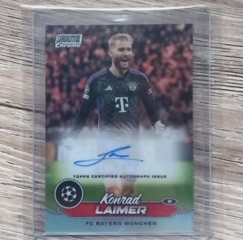 Konrad Laimer 2023 Panini Stadium Club Chrome UEFA Refractor