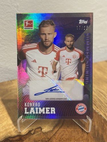 Konrad Laimer 2023 Topps Summer Signing /25