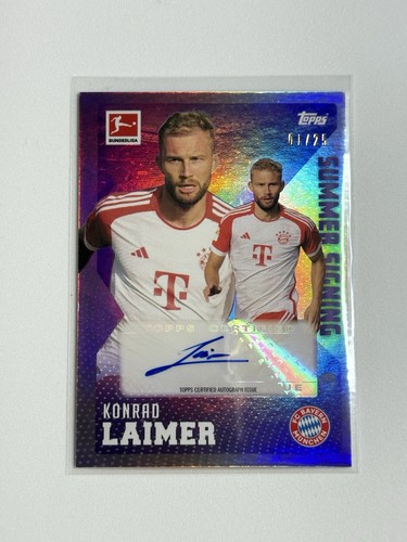 Konrad Laimer 2023 Topps Summer Signings /25