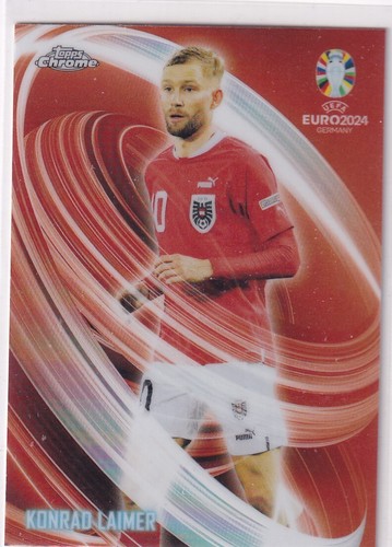 Konrad Laimer 2024 Topps Chrome UEFA EURO