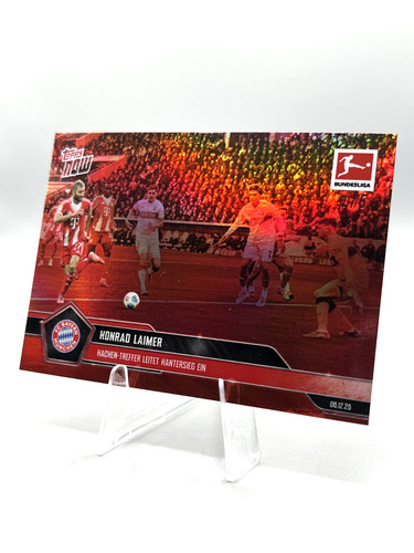 Konrad Laimer 2025 Topps Now Bundesliga Red /5