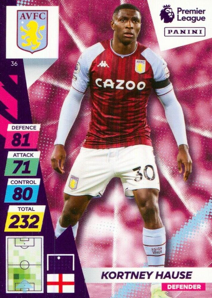 Kortney Hause 2021 Panini Adrenalyn XL Premier League Plus