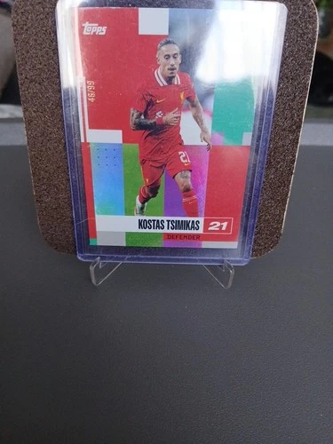 Kostas Tsimikas 2024 Topps Liverpool FC Team Set Pink /99