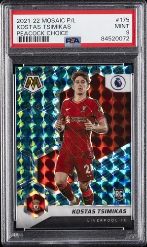 Kostas Tsimikas 2021 Panini Mosaic Peacock