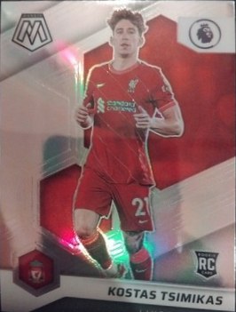 Kostas Tsimikas 2021 Panini Mosaic Silver Prizm