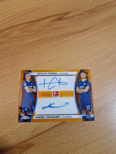 Kramaric / Prömel 2024 Topps Bundesliga Chrome Orange /25