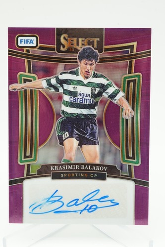 Krasimir Balakov 2023 Panini Select Purple /49