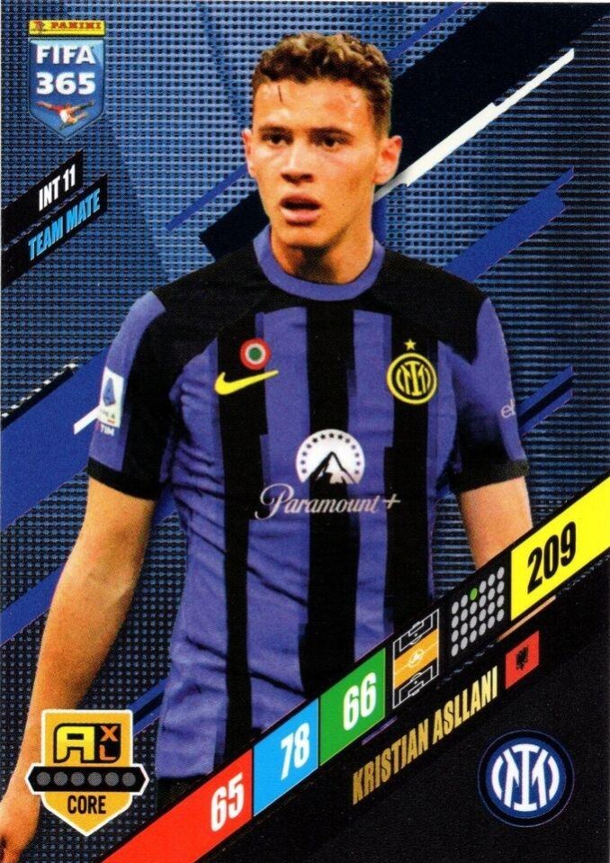 Kristjan Asllani 2024 Panini Adrenalyn XL FIFA 365