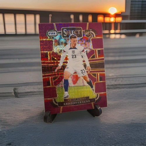 Kristoffer Lund 2023 Panini Select Purple Mojo