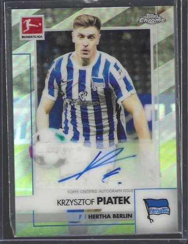 Krzysztof Piatek 2020 Topps Chrome Silver Refractor