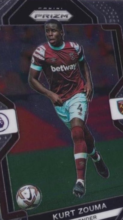 Kurt Zouma 2022 Panini Prizm Premier League 58