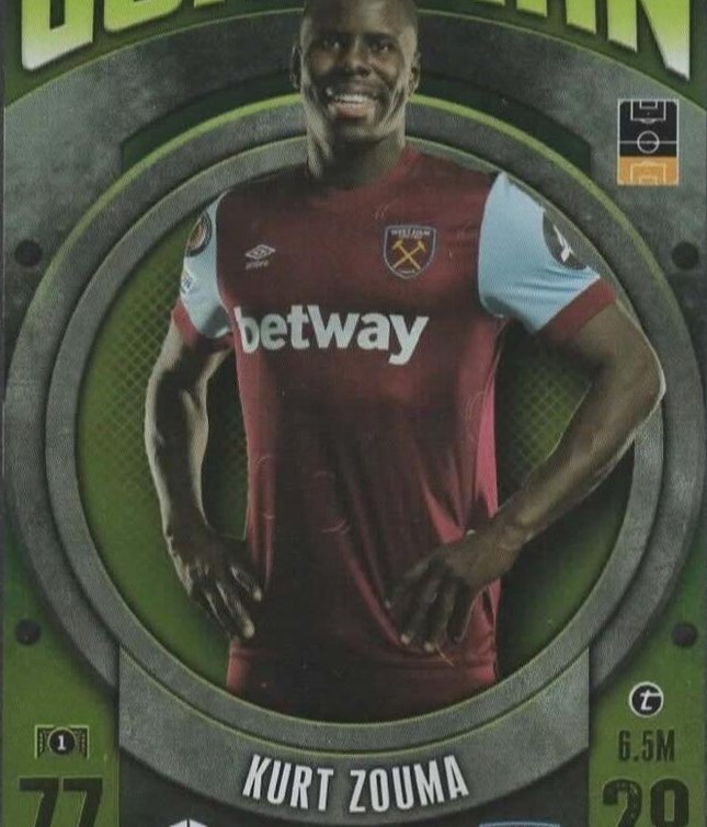 Kurt Zouma 2023 Topps Match Attax UEFA Club Competitions