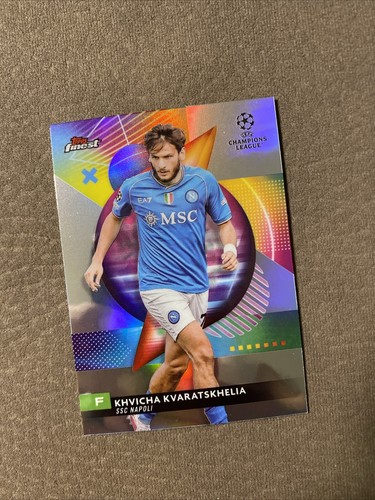 Kvicha Kvaratskhelia 2023 Topps Finest Refractor