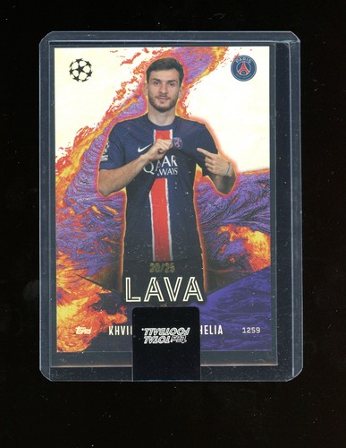 Kvicha Kvaratskhelia 2024 Topps Total Football Purple /25