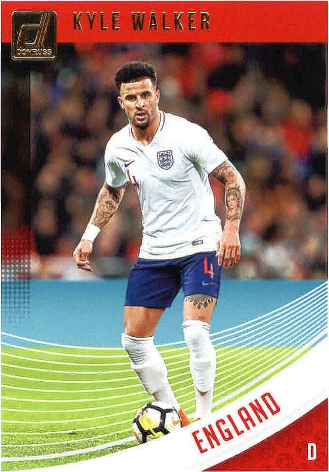 Kyle Walker 2018 Panini Donruss Soccer 129