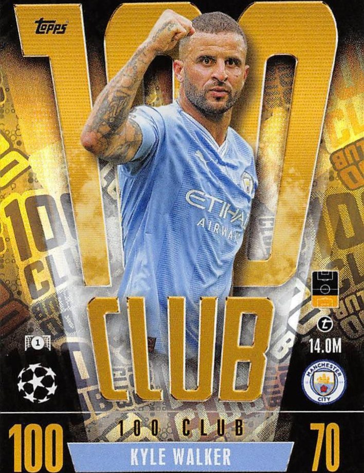 Kyle Walker 2023 Topps Match Attax UEFA Club Competitions Extra