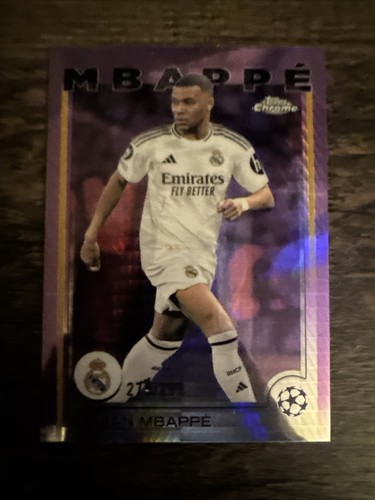 Kylian Mbappé 2024 Topps Chrome /299