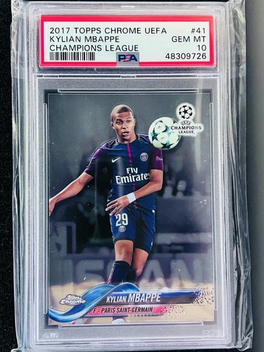 Kylian Mbappé 2017 Topps Chrome