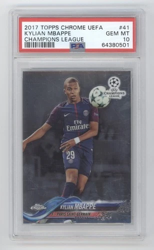 Kylian Mbappé 2017 Topps Chrome