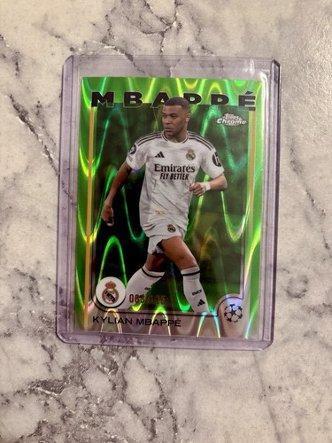 Kylian Mbappé 2024 Topps Chrome 63/125
